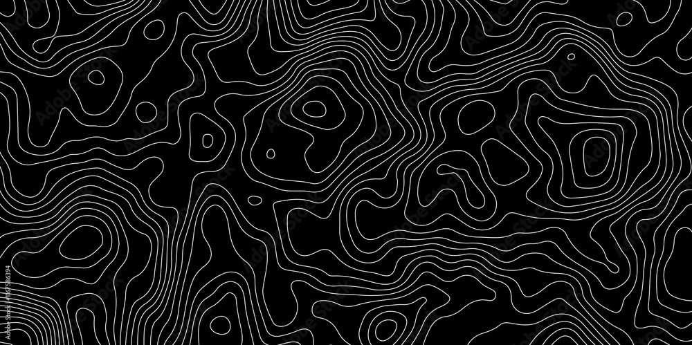 Abstract line of the topographic map. Topographic map lines, contour background. Geographic abstract grid.