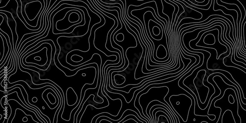 Abstract line of the topographic map. Topographic map lines, contour background. Geographic abstract grid.