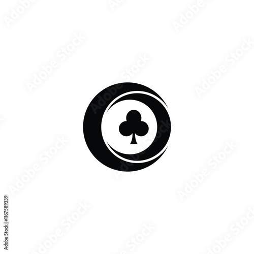 Classic Playing Card Icon for Game Design