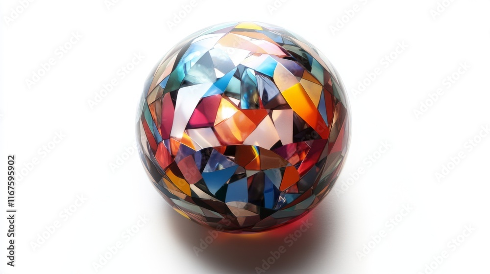 A stunning gem-like sphere showcasing vibrant colors and intricate patterns. This artistic creation captivates with its beauty. Perfect for creative projects. Generative AI A stunning gem-like sphere showcasing vibrant colors and intricate patterns. This artistic creation captivates with its beauty. Perfect for creative projects. Generative AI