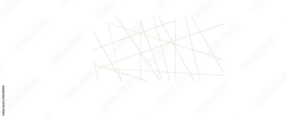 Abstract luxury gold geometric random chaotic lines with many squares and triangles shape on white background. Abstract luxury gold geometric random chaotic lines with many squares and triangles shape on white background.