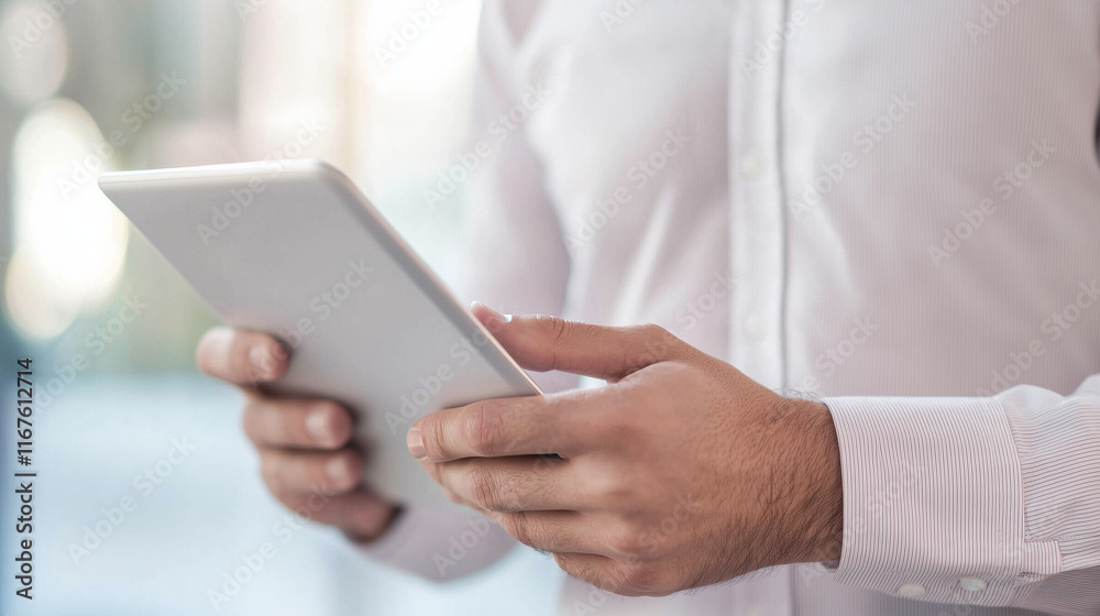 Digital Transformation with Tablet and Laptop Interaction