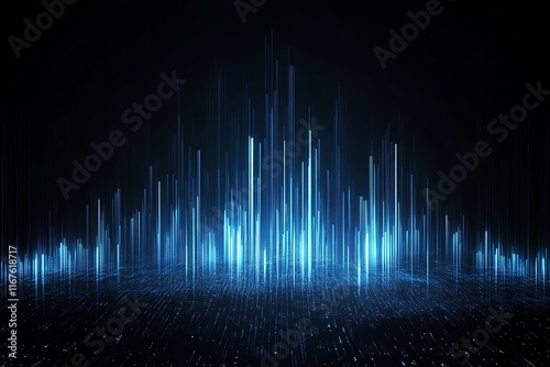 Abstract Digital Structure Background