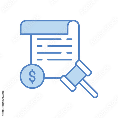 Bail vector icon