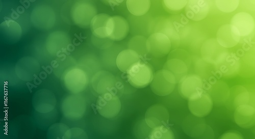 Green Bokeh background, Blurred Green light background  