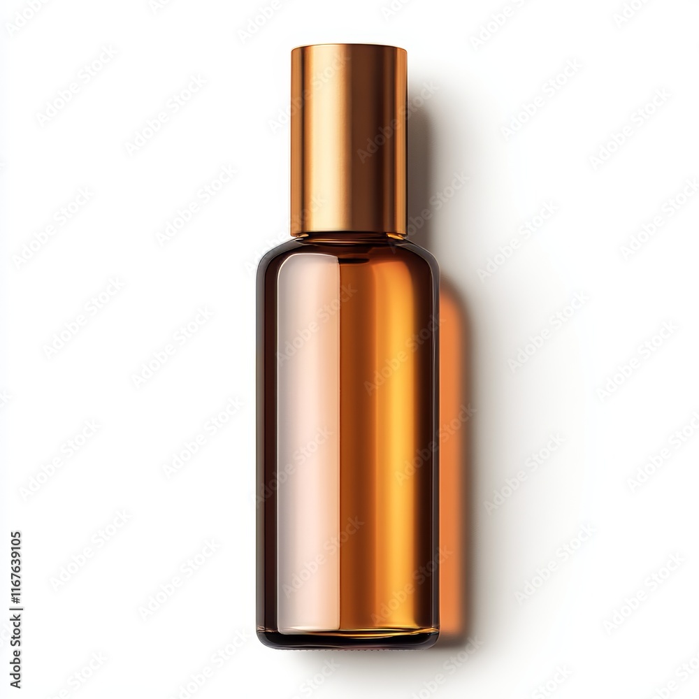 Mockup of a Plain Perfume Bottle Isolated on a White Background, Cut Out for Product Display Mockup of a Plain Perfume Bottle Isolated on a White Background, Cut Out for Product Display
