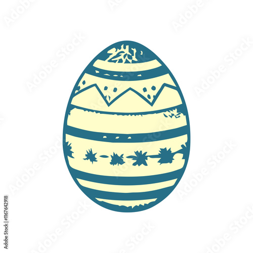 Easter eggs icons. Easter day festival. Vector illustration, Easter eggs, Easter day festival icon set, ostern egg icons with decoration patterns symbols collection, logo isolated vector illustration