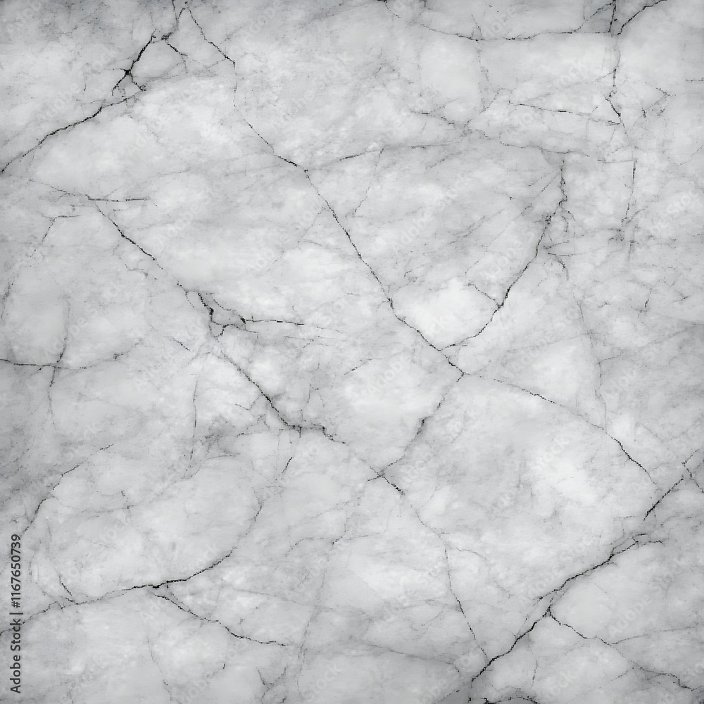 Obraz premium Marble texture in white with subtle gray veins for an elegant look