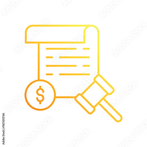 Bail vector icon