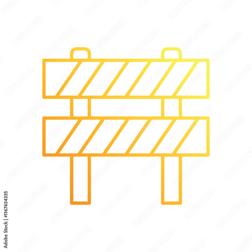 Barrier vector icon Barrier vector icon