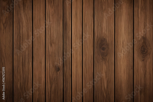 Dark brown wood planks forming texture background