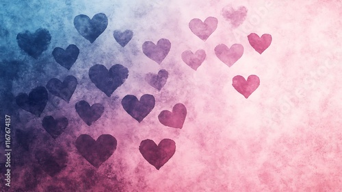 soft pastel watercolor wash in peach and lavender tones 