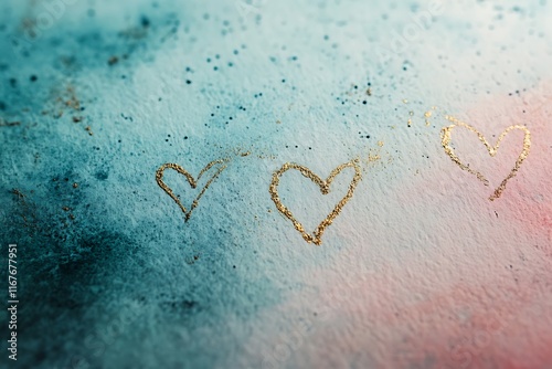 soft pastel watercolor wash in peach and lavender tones 