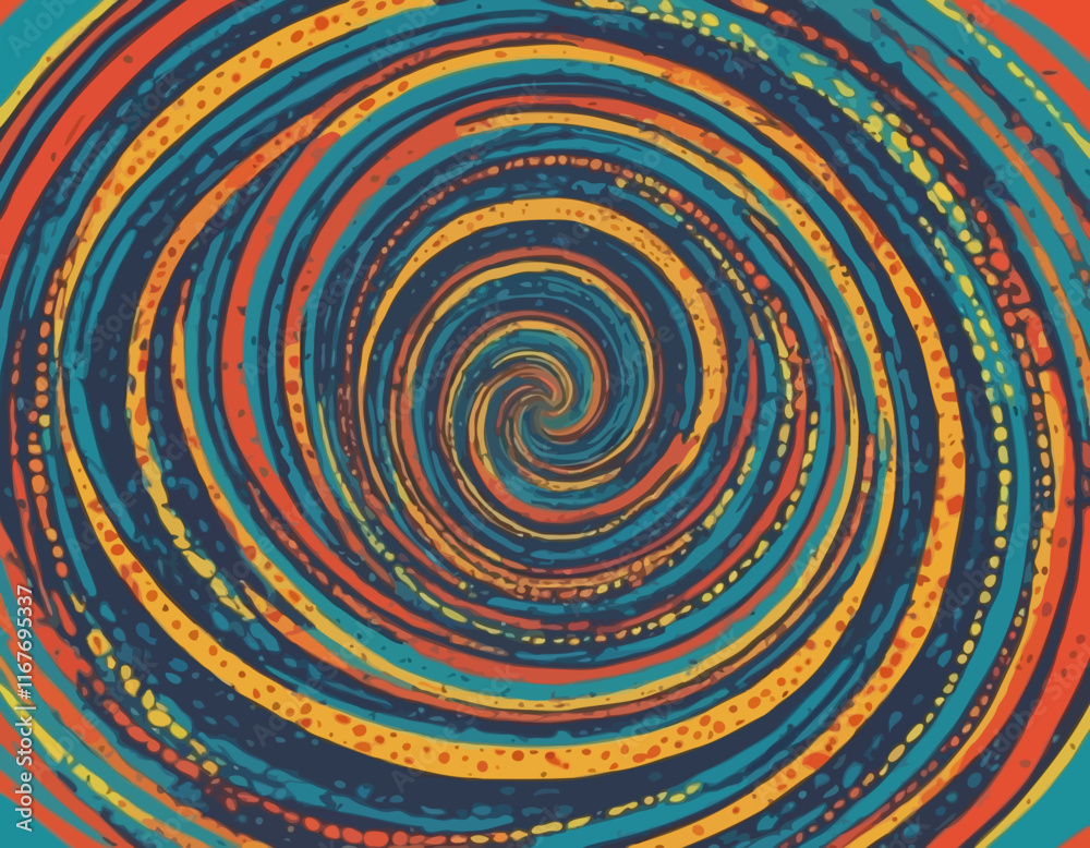 Abstract Trippy Patterns with Swirl Lines. Vector Psychedelic Groovy Backgrounds with Waves Abstract Trippy Patterns with Swirl Lines. Vector Psychedelic Groovy Backgrounds with Waves