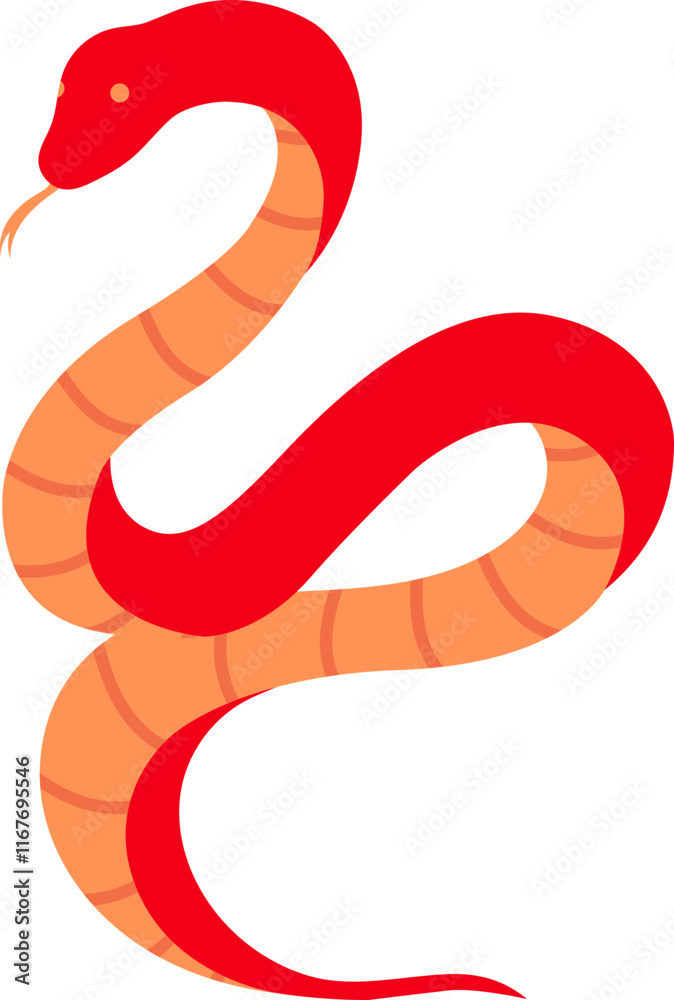 Naklejka premium Chinese New Year 2025