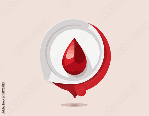 World hepatitis day poster, paper cut 3d red liver icon. Vector illustration. Hepatic desease, cancer and cirrhosis abstract concept graphic.