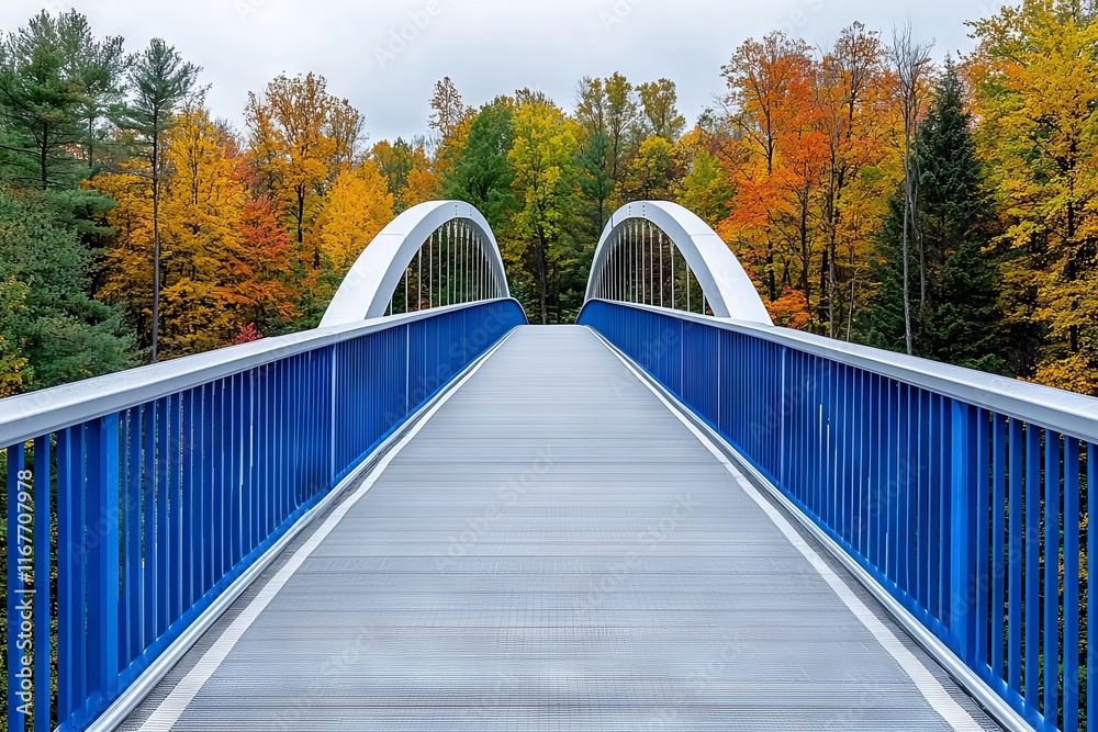 Obraz premium The abstract architecture fragment features a structural glass facade with a curving roof and a wooden pathway inside, located in Anyang Art Park, South Korea.