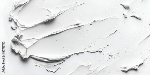 Smooth White Cream Texture Background