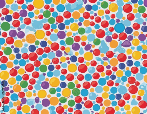 Multi Vitamin complex icons poster. Vector illustration. Multivitamin supplement, Colorful capsule, droplet. Place for text. Abstract molecules set rainbow background. Glossy buttons infographic