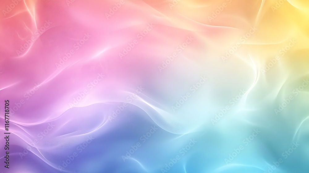 Obraz premium Abstract Pastel Wave Background Design