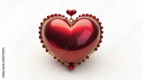 Valentine s Day symbol a red heart photo