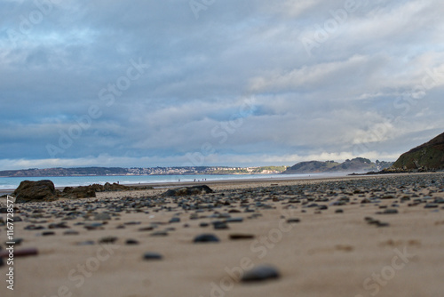 plage en erquy et pleneuf val andre - côtes d'armor photo