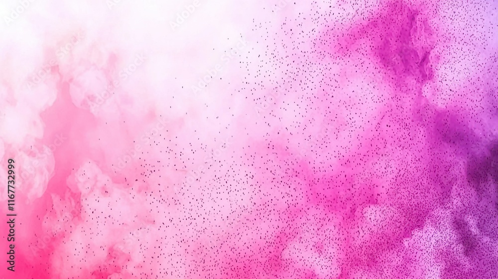 Fototapeta premium Pink and Purple Abstract Art: A Dreamy Cloud of Color and Glitter