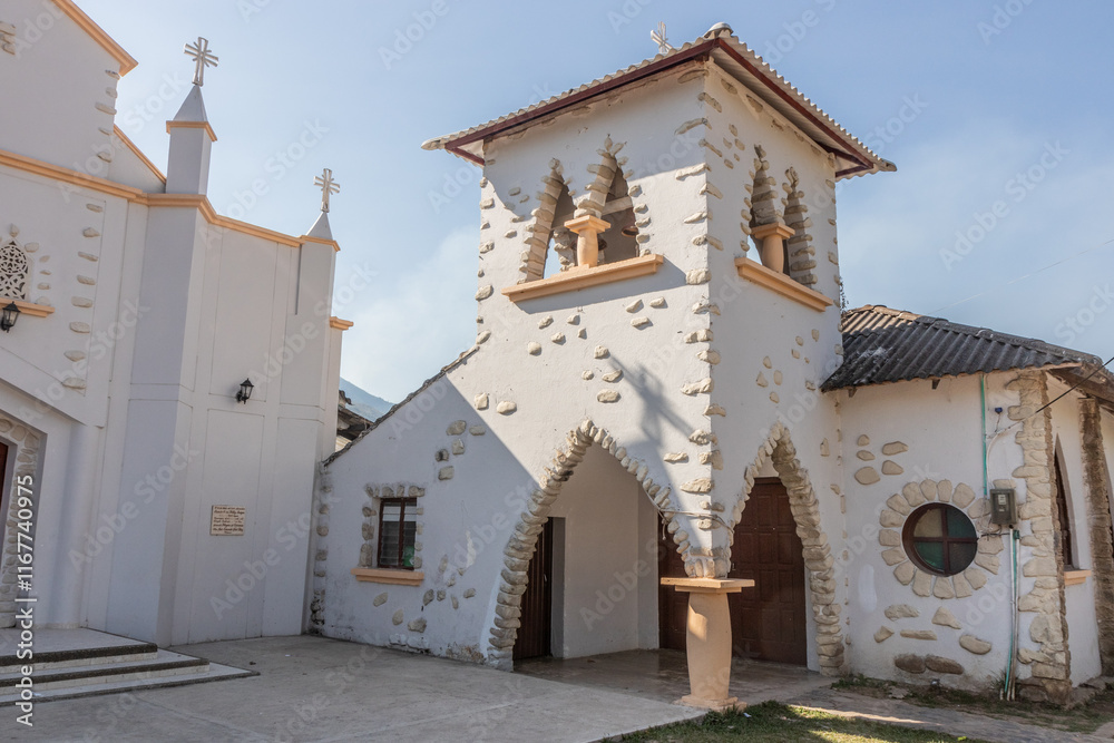 Fototapeta premium Carmen church in Pueblo Bello village, Cesar, Colombia