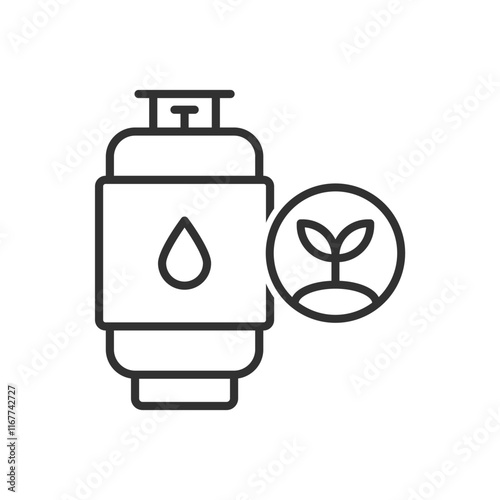 Netural Gas Cylinder Icon