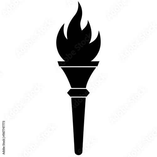 burning torch icon