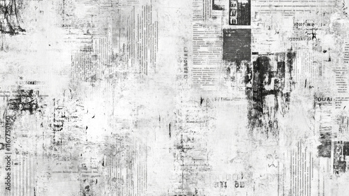 Newspaper paper vintage grunge old aged texture background