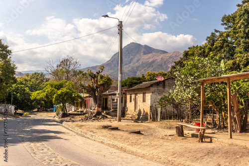 View of La Mina village, Cesar, Colombia photo