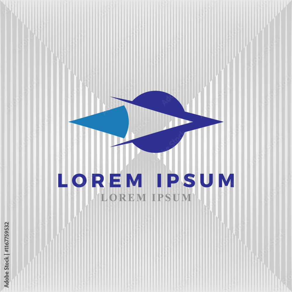 Obraz premium Rocket shape logo