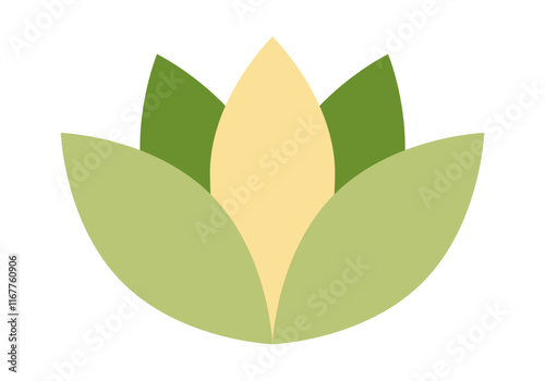 Representación de flor de loto para yoga