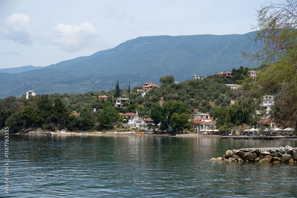 Village d'Afissos, Pélion, Grèce Village d'Afissos, Pélion, Grèce