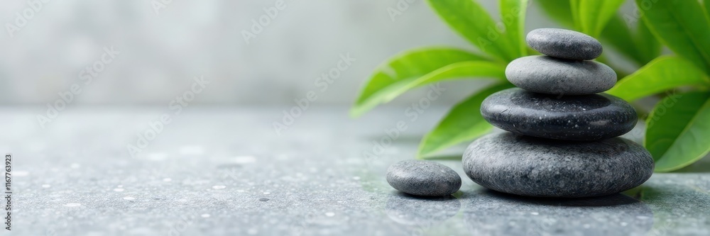 Grey marble tabletop, carefully placed spa stones, calming scene , marble table, wellness Grey marble tabletop, carefully placed spa stones, calming scene , marble table, wellness
