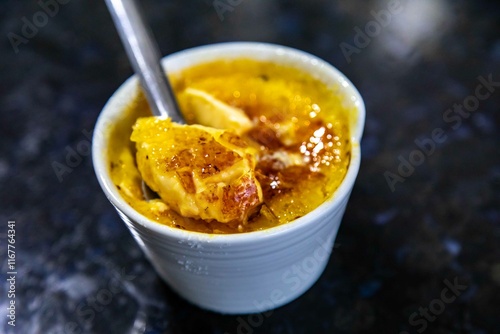 Fotografie Crème brûlée, creme brule