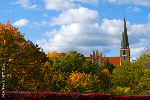 Fototapeta Naklejka Na Ścianę i Meble -  Autumn in the city 2024