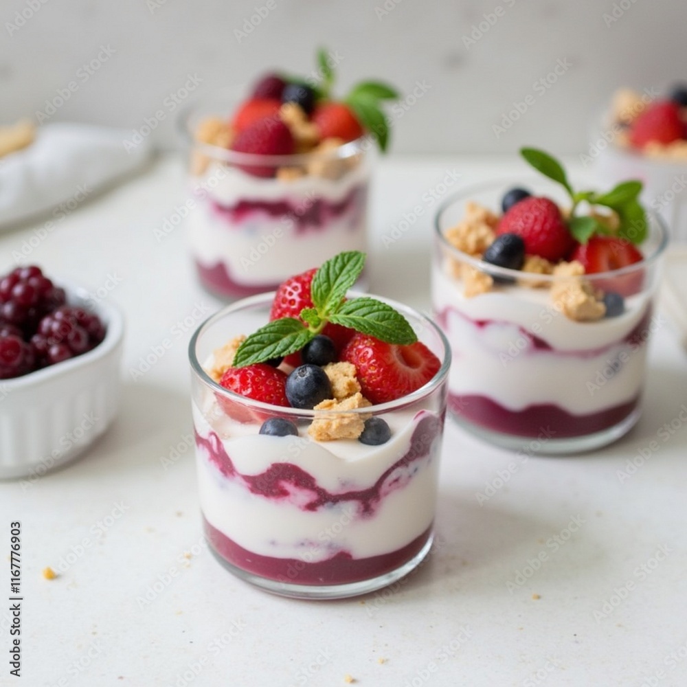 yogurt with berries yogurt with berries