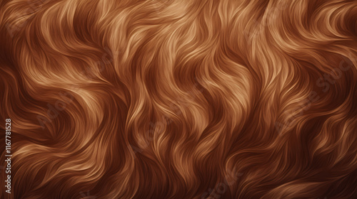 Brown fluffy background of soft, velour fabric. texture of umber wool textile. Velour. Illustration