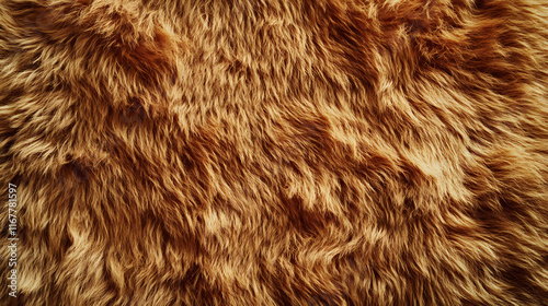 Brown fluffy background of soft, velour fabric. texture of umber wool textile. Velour. Illustration