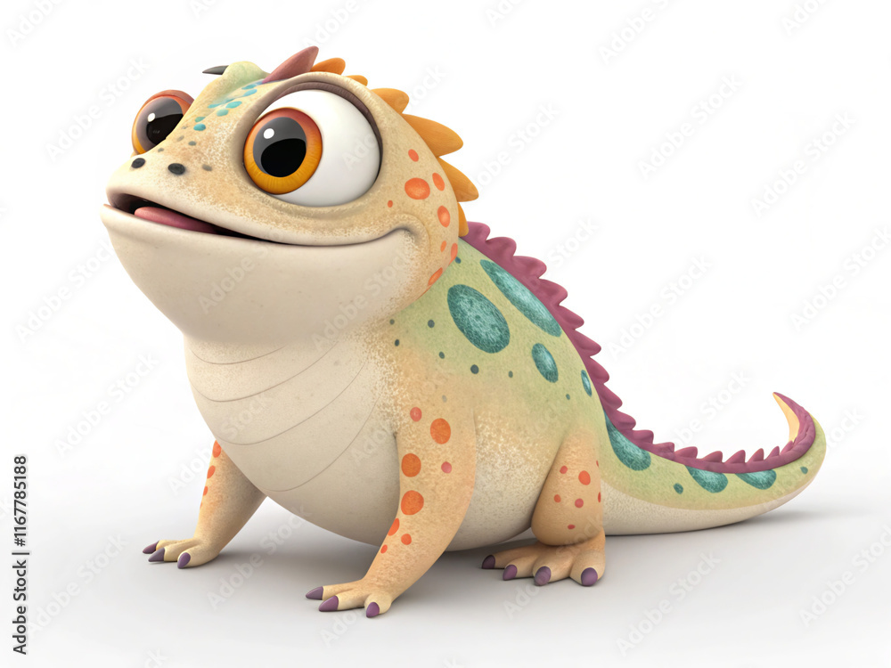 Fototapeta premium cartoon, animal, dinosaur, vector, dragon, illustration, crocodile, reptile, lizard, green, dino, cute, fun, frog, monster, character, alligator, art, baby, drawing, nature, funny, wildlife, happy, wi