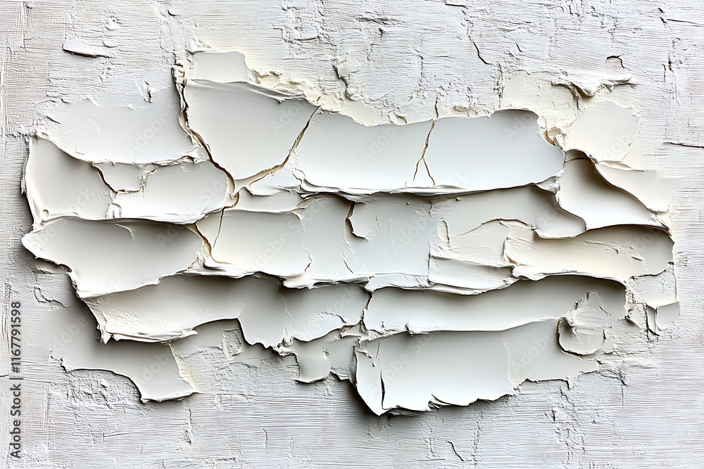 Obraz premium Abstract white textured art paint.