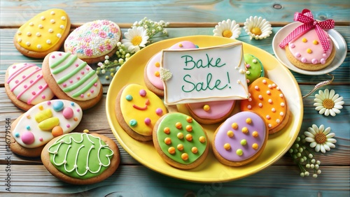 Easter cookies with egg designs