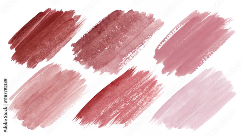 Soft watercolor swatches, muted pink tones, artistic brush strokes, textured backgrounds, perfect for design projects. Soft watercolor swatches, muted pink tones, artistic brush strokes, textured backgrounds, perfect for design projects.