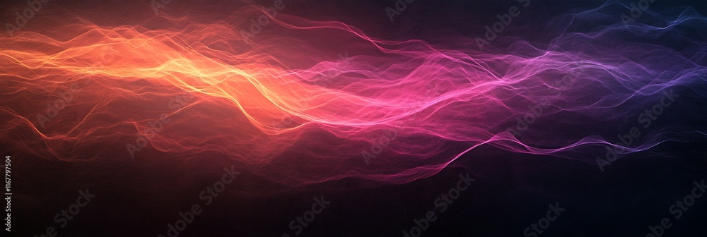 Vibrant digital lines forming a futuristic business background, 
