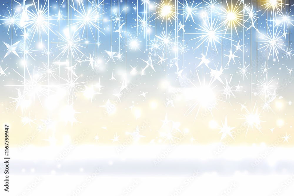 Shimmering Stars and Sparkles Against a Soft Colorful Background Shimmering Stars and Sparkles Against a Soft Colorful Background