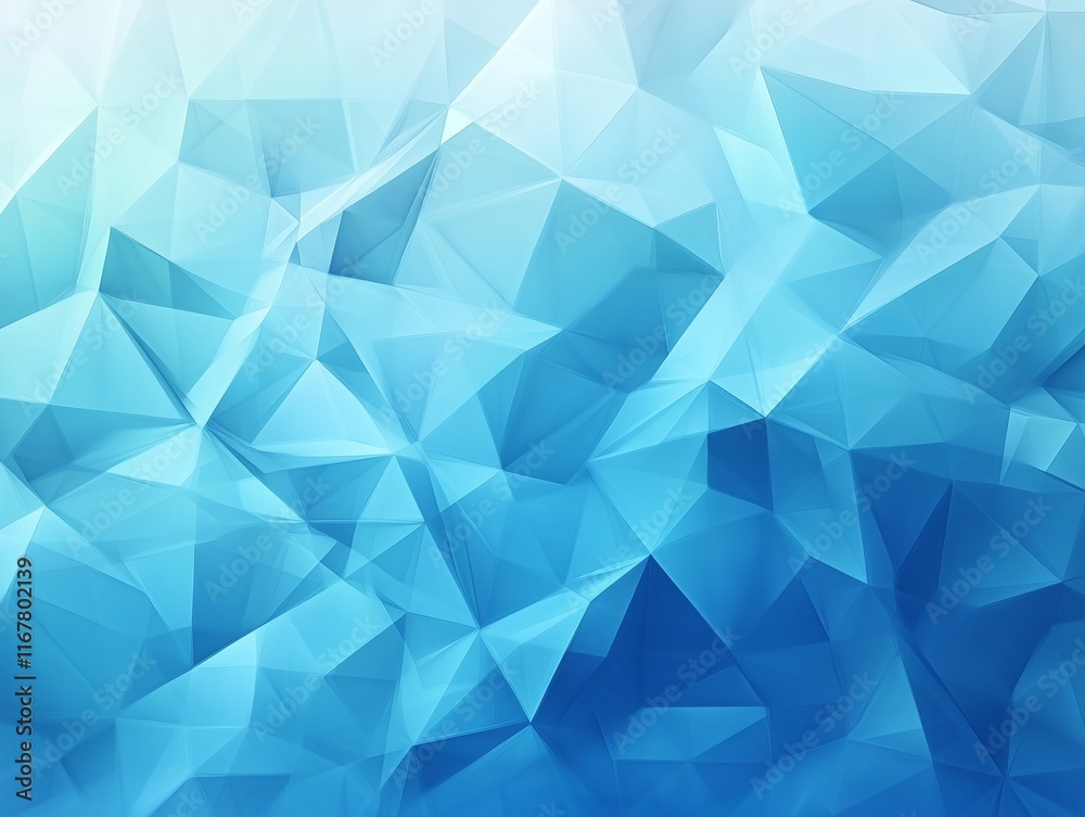 Fototapeta premium Abstract gradient blue background.