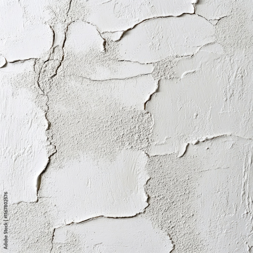 Fototapeta premium The wall is covered in cracks and has a rough texture