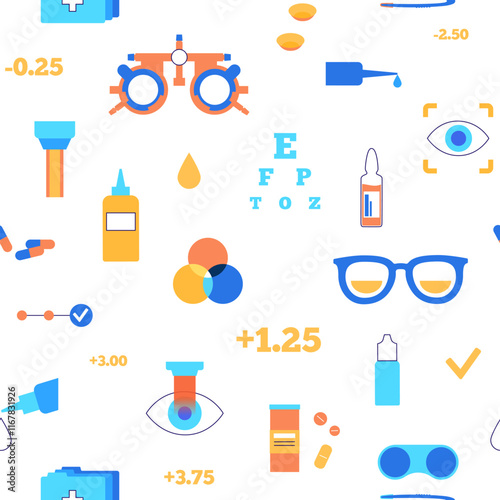 Eyesight examination pattern